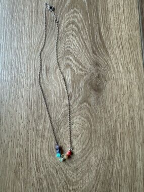 7 Stone Colorful Chakra Necklace